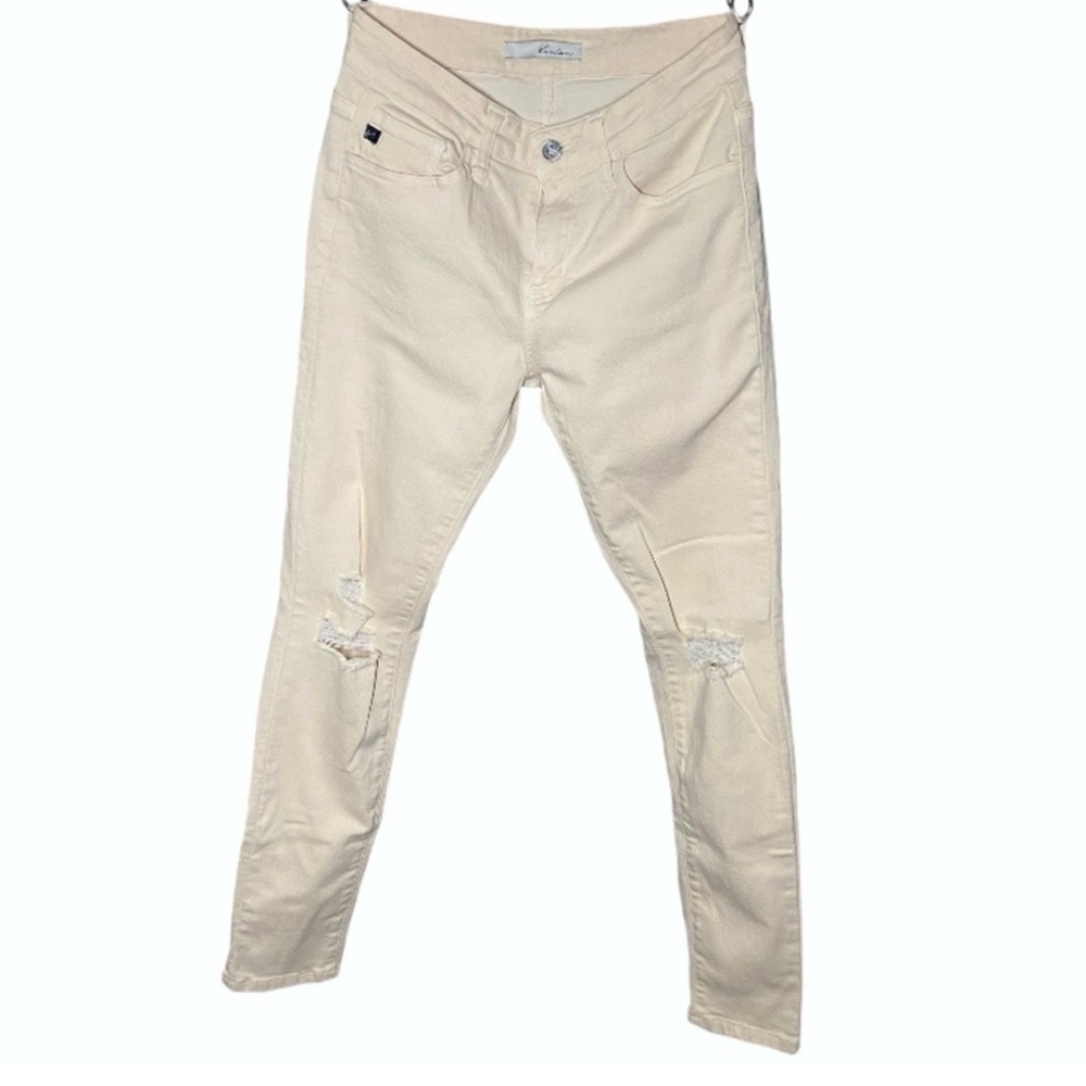 KanCan pale pink/cream Skinny Jeans